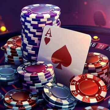 Tampilan garis Over Under dalam permainan